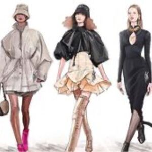 Fashion to Figure Black and Cream Face Mask